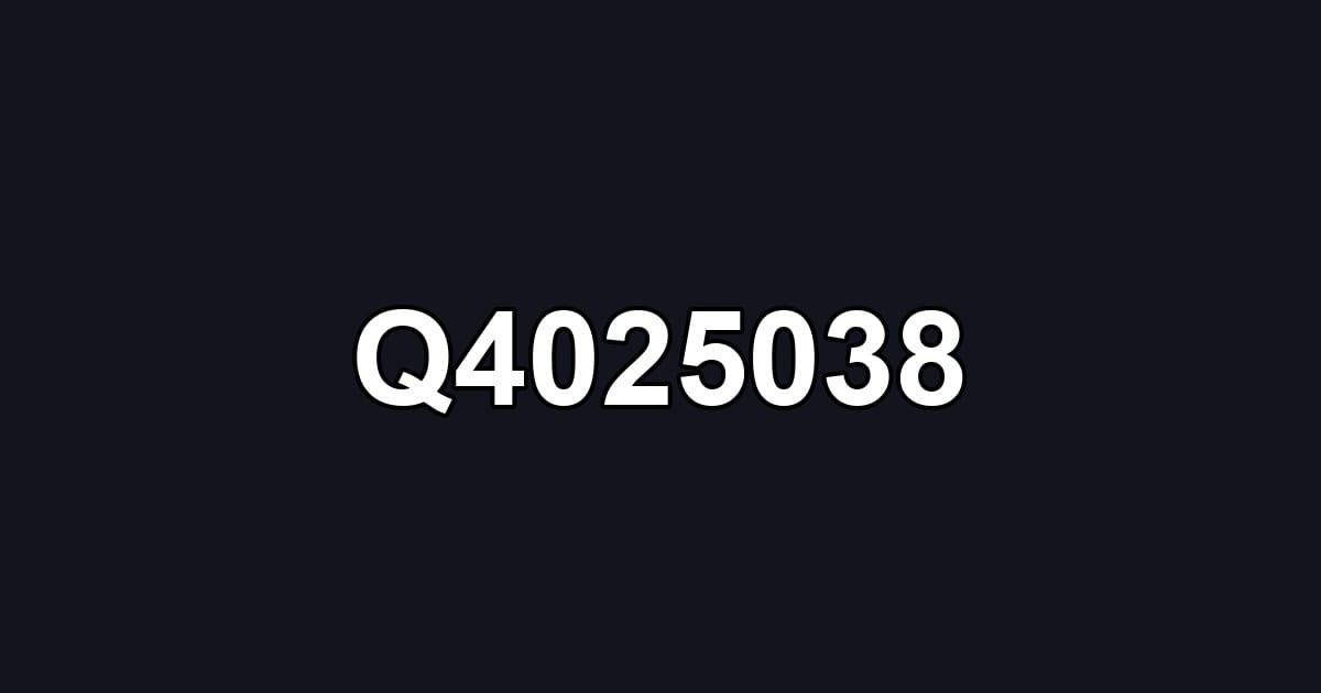 Q4025038
