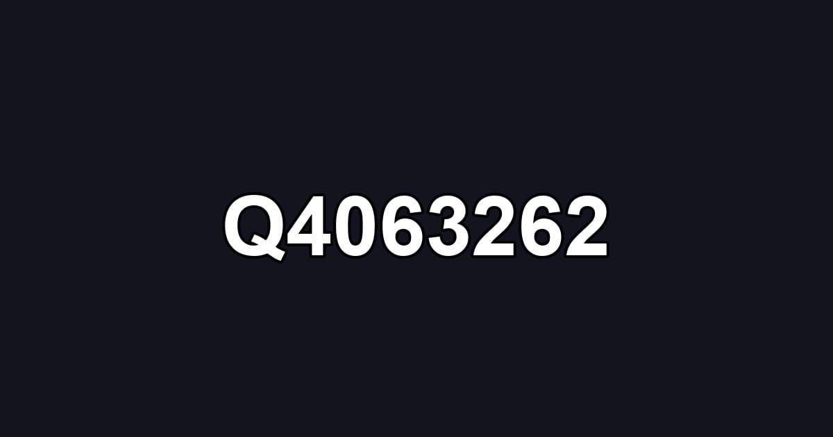 Q4063262