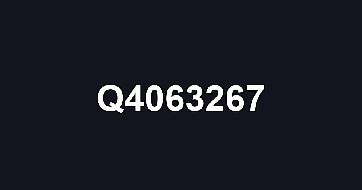 Q4063267