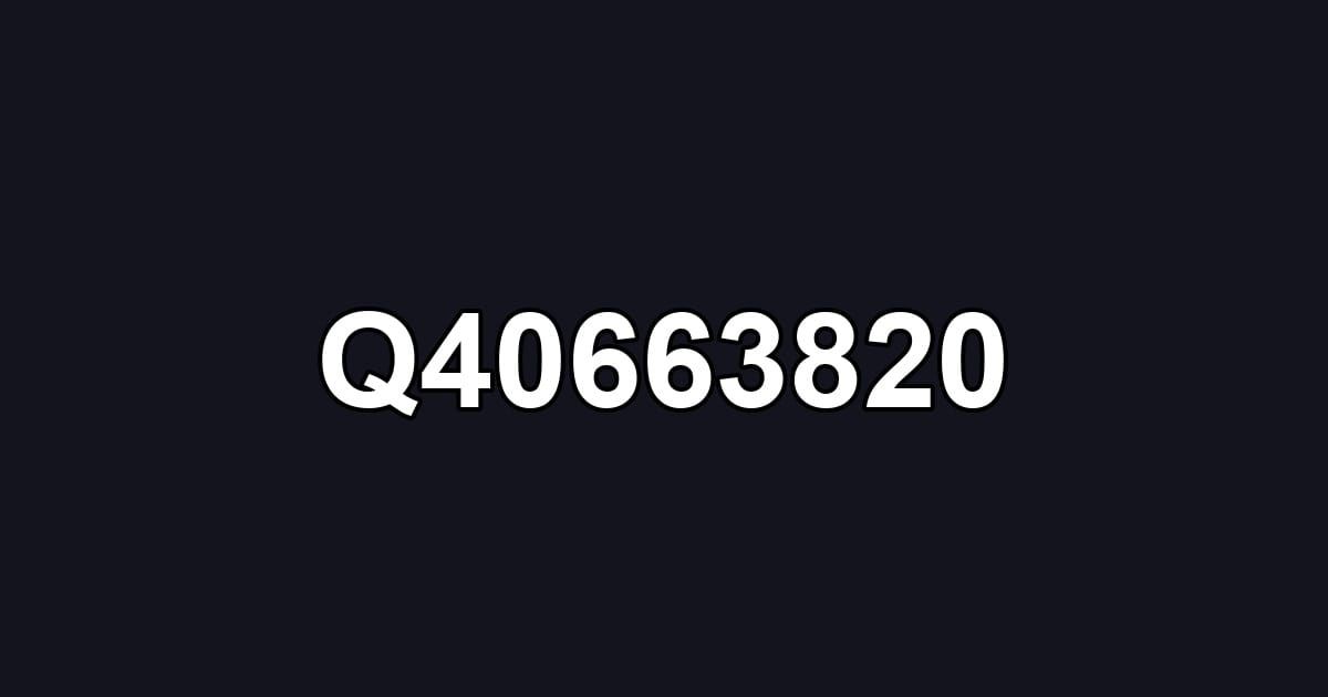 Q40663820