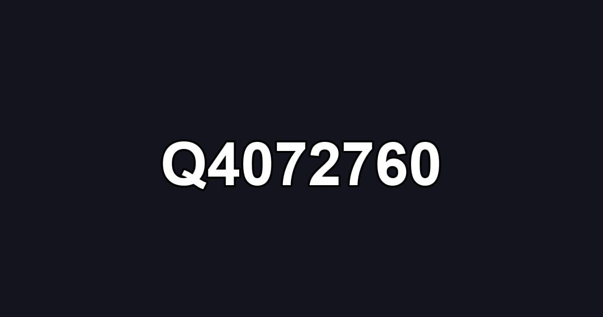 Q4072760