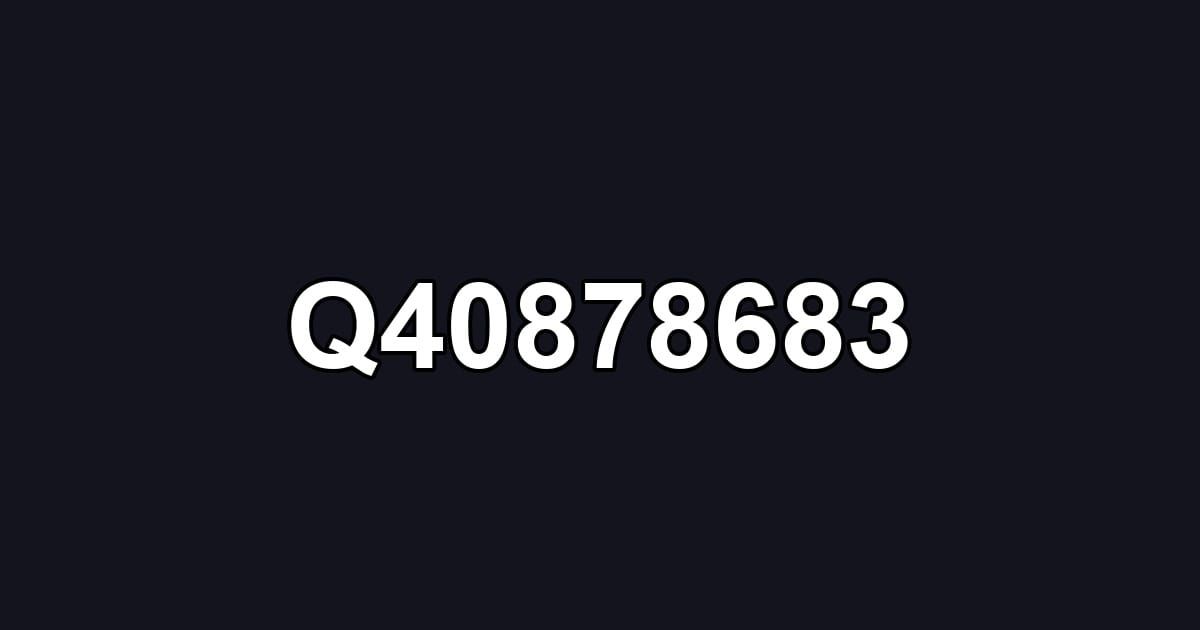 Q40878683