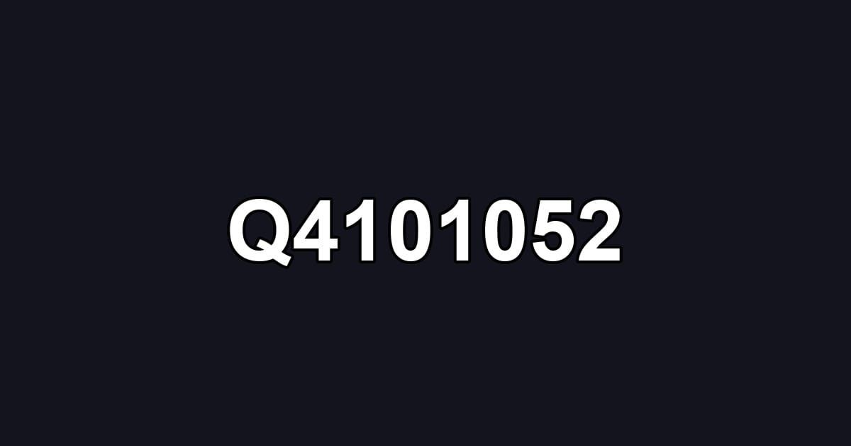 Q4101052