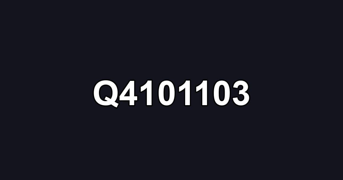 Q4101103