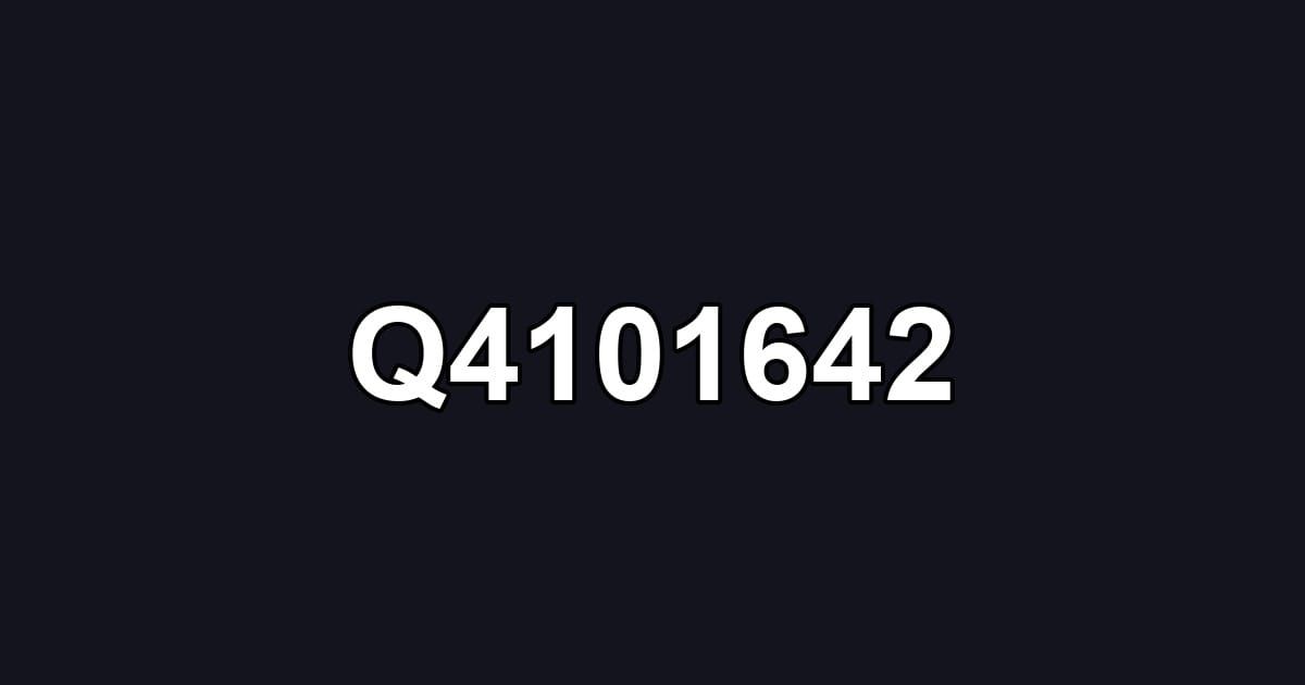 Q4101642