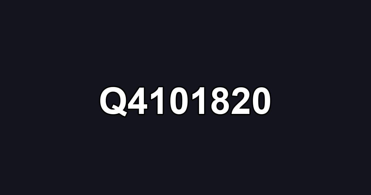 Q4101820