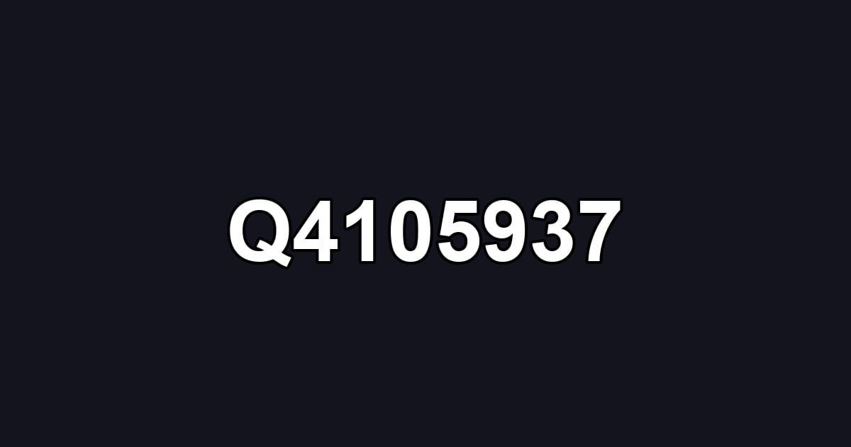 Q4105937