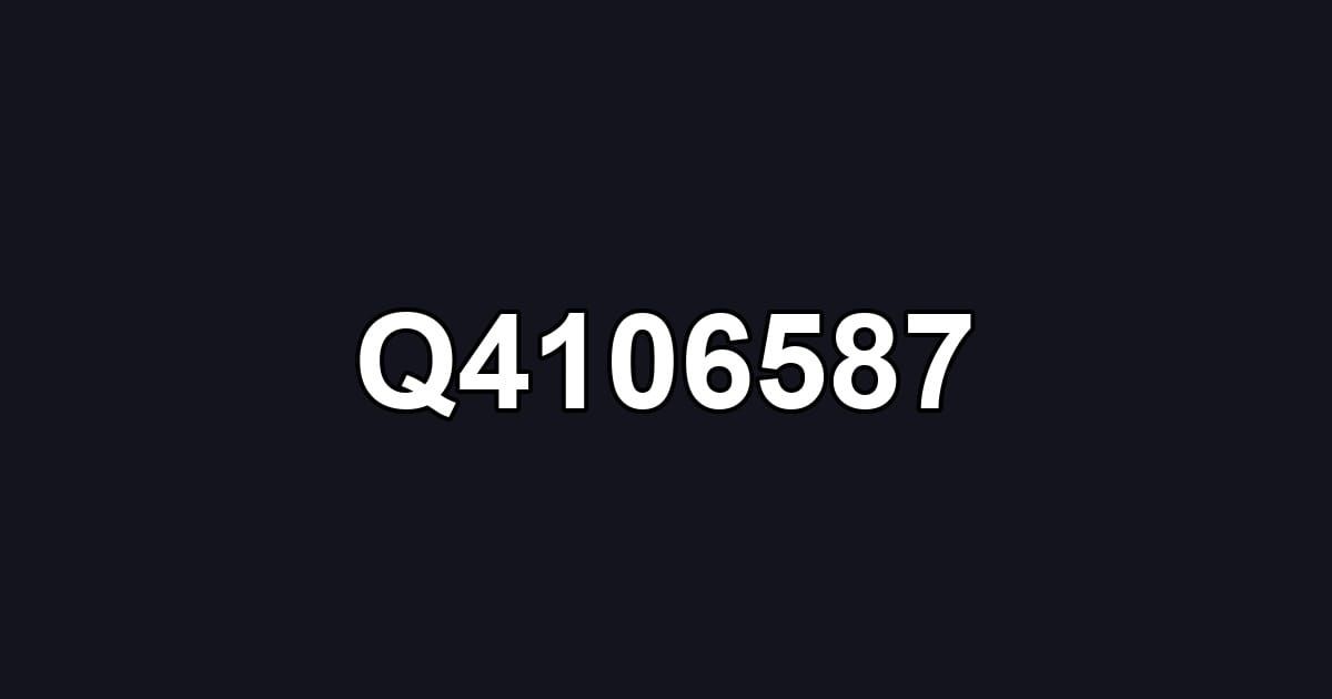 Q4106587