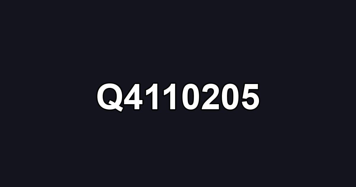 Q4110205