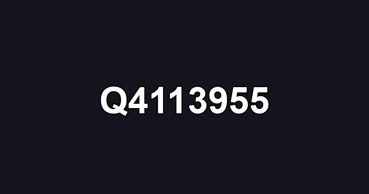 Q4113955