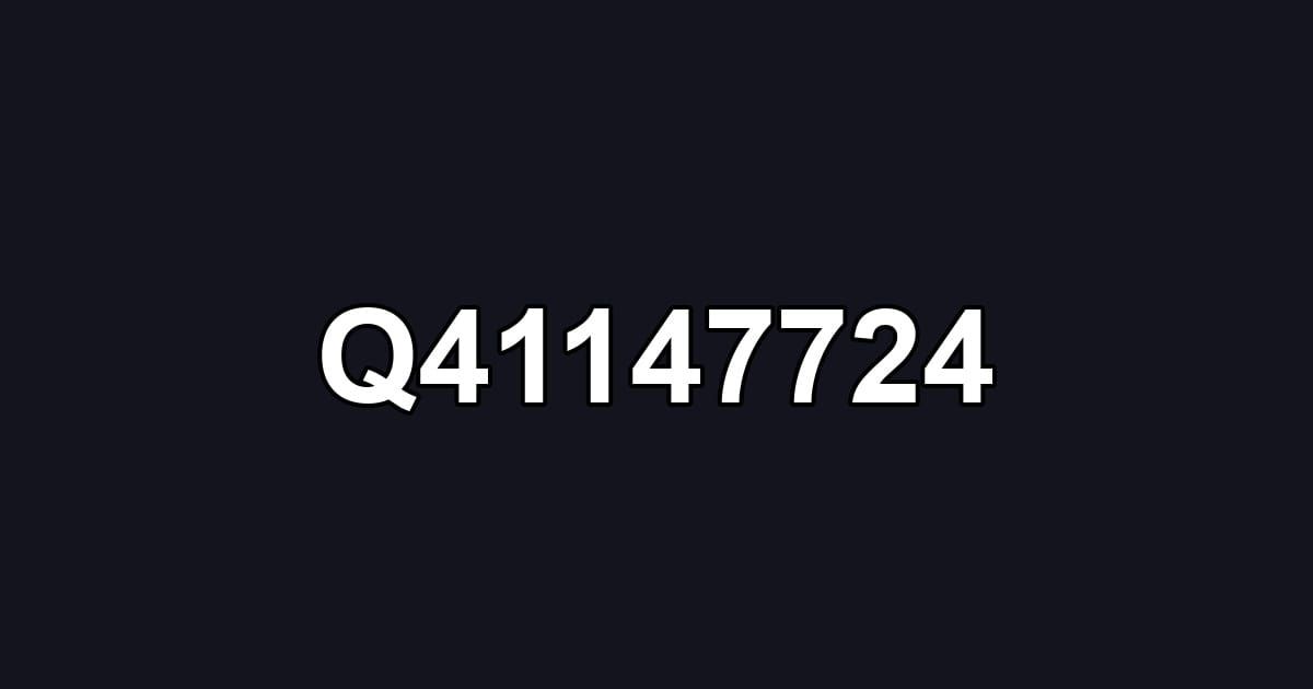 Q41147724
