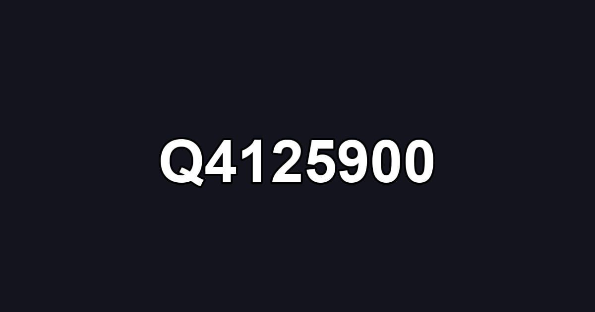 Q4125900