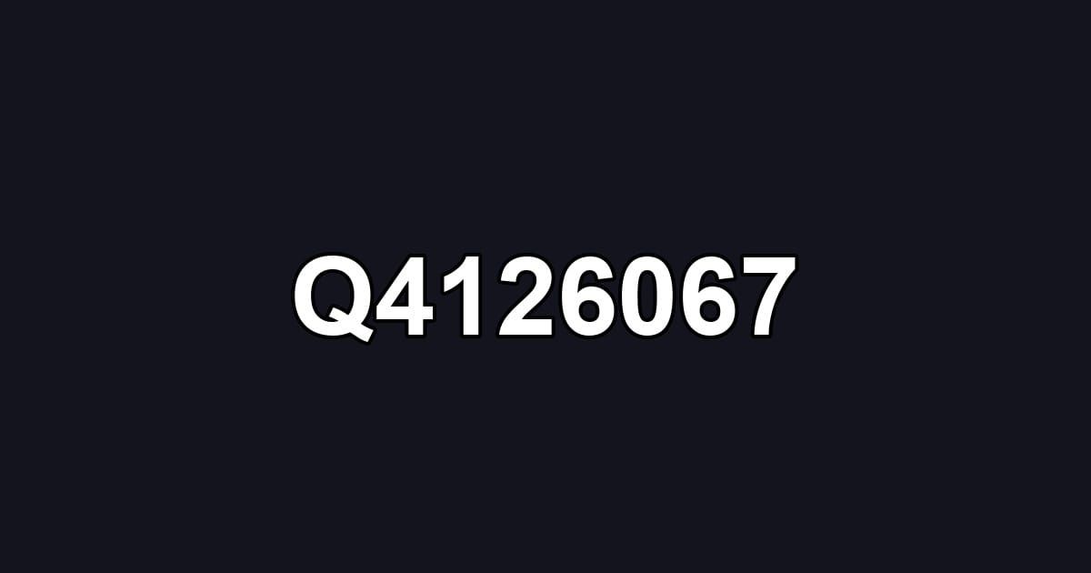 Q4126067