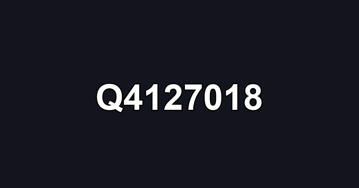 Q4127018