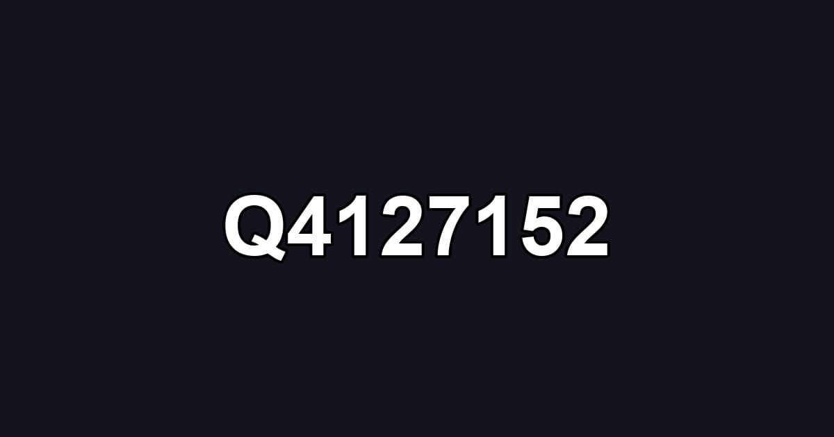 Q4127152