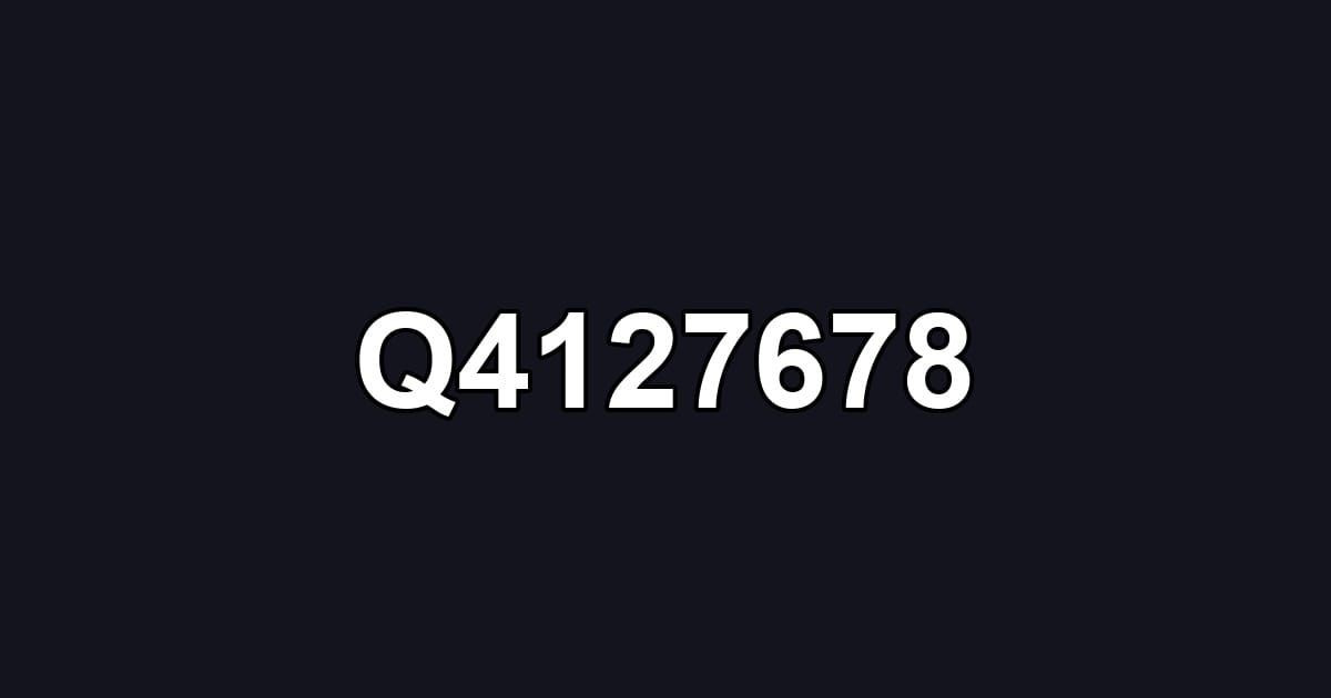 Q4127678