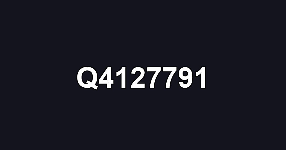Q4127791