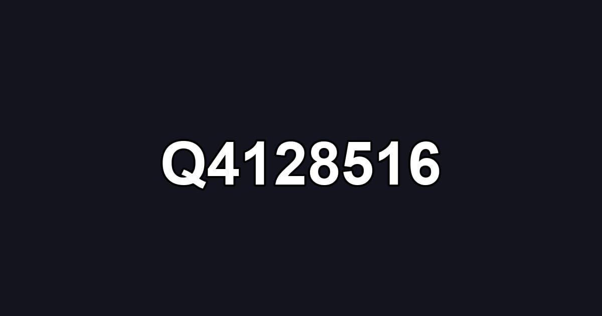 Q4128516