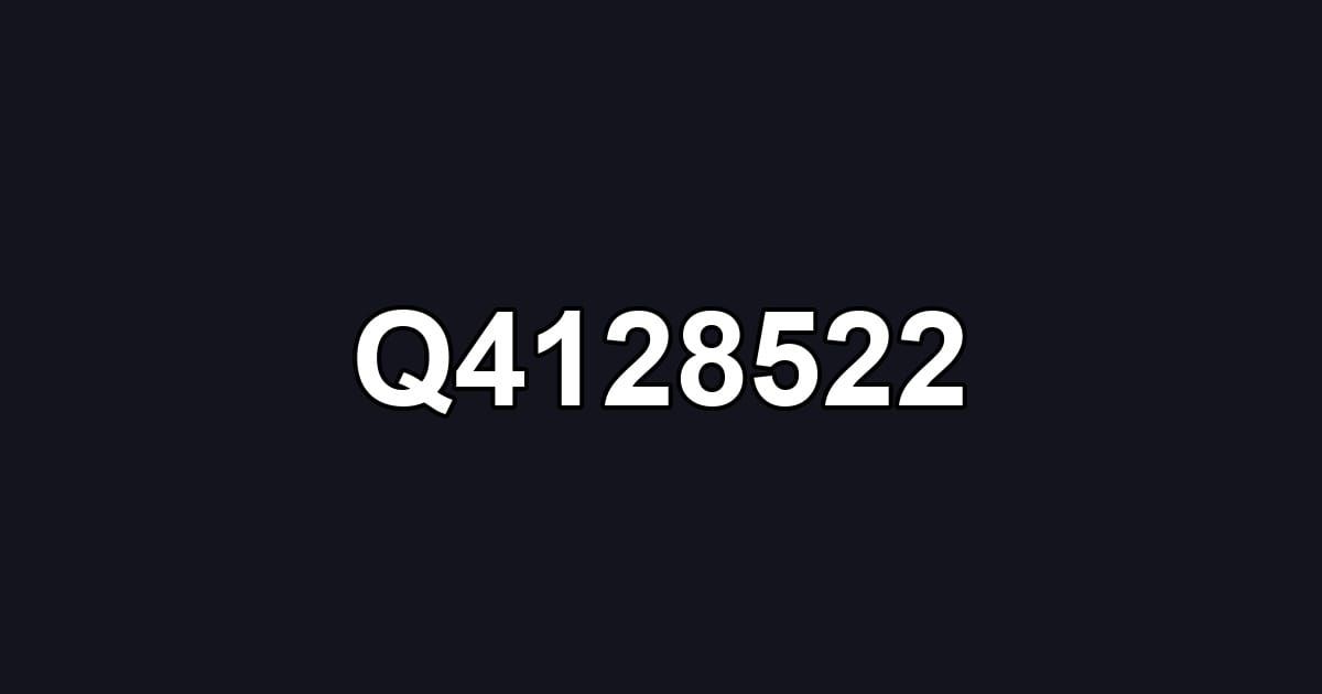 Q4128522