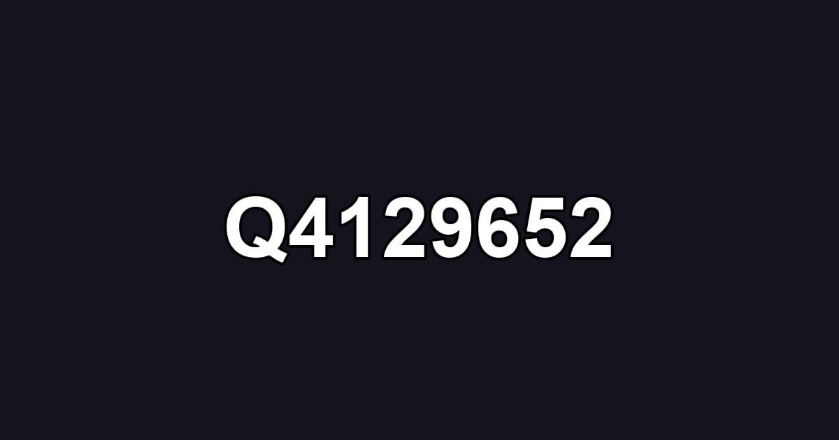 Q4129652