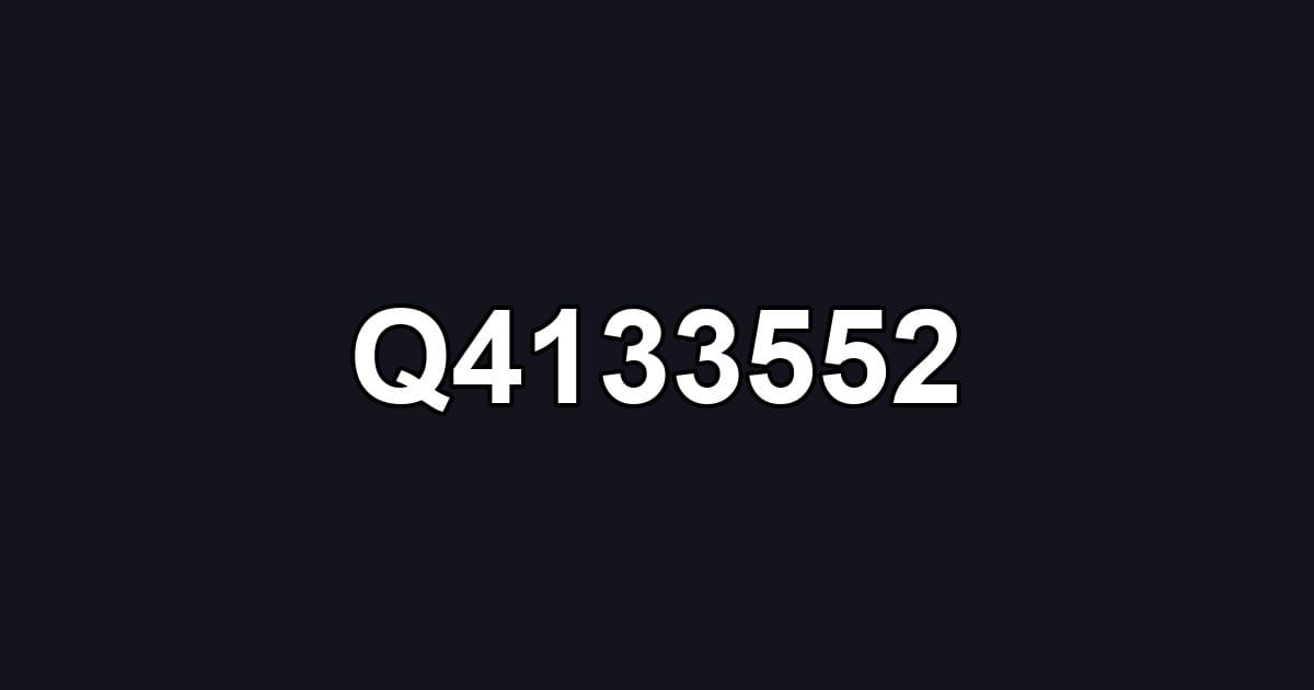 Q4133552