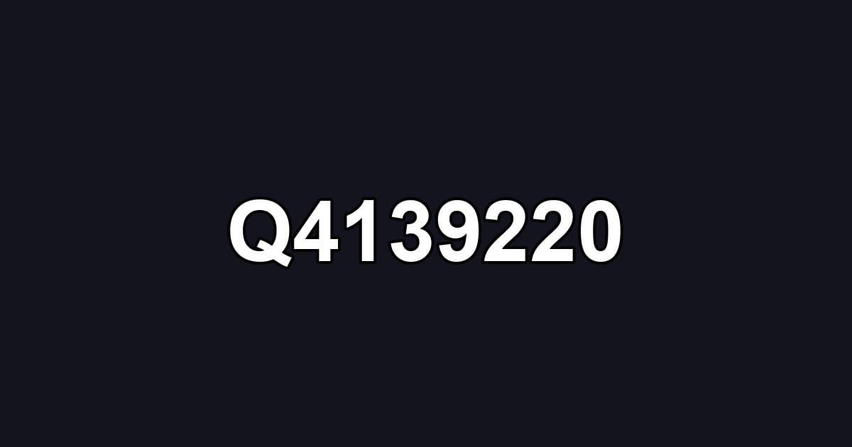 Q4139220