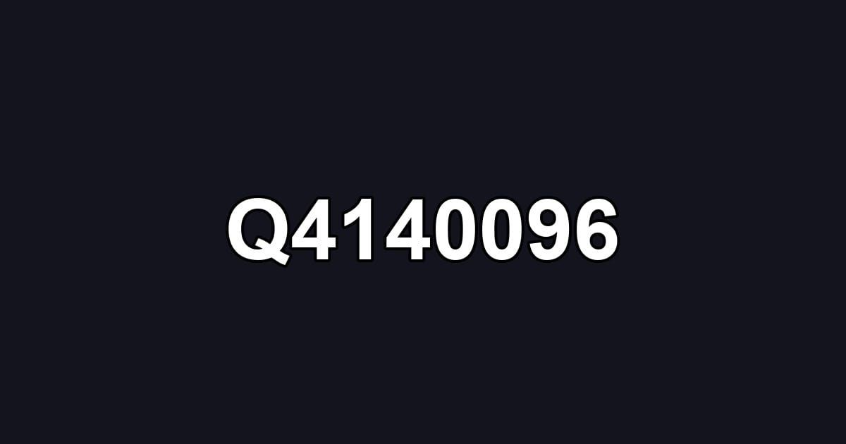 Q4140096