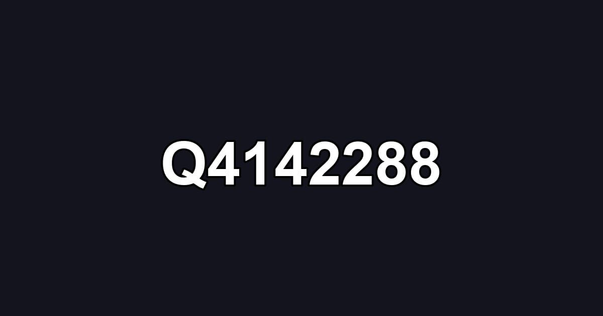 Q4142288