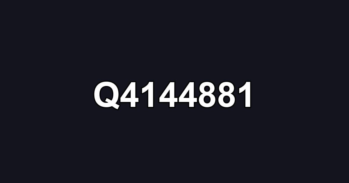 Q4144881