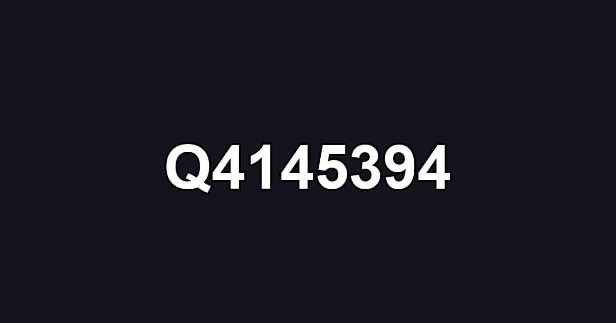 Q4145394