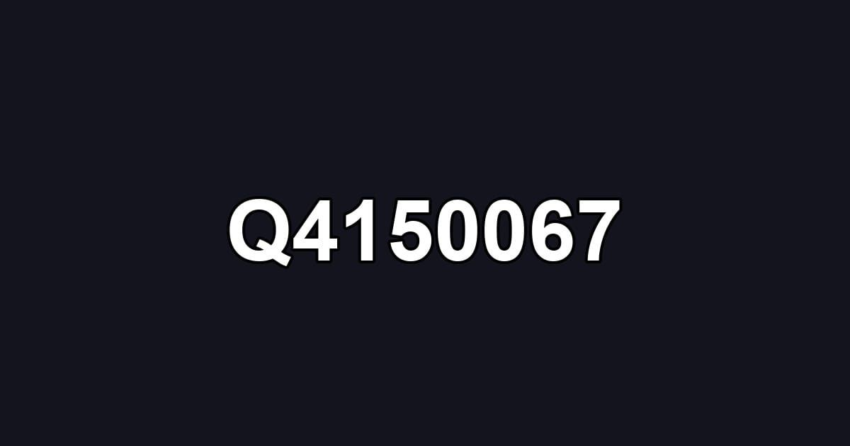 Q4150067