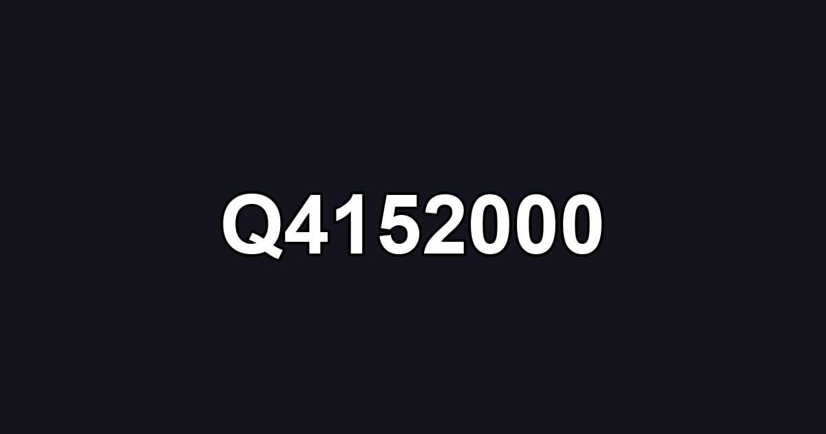 Q4152000