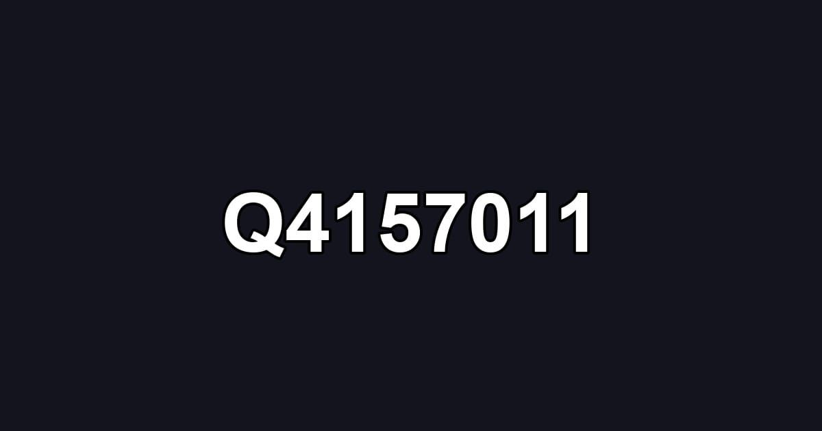Q4157011