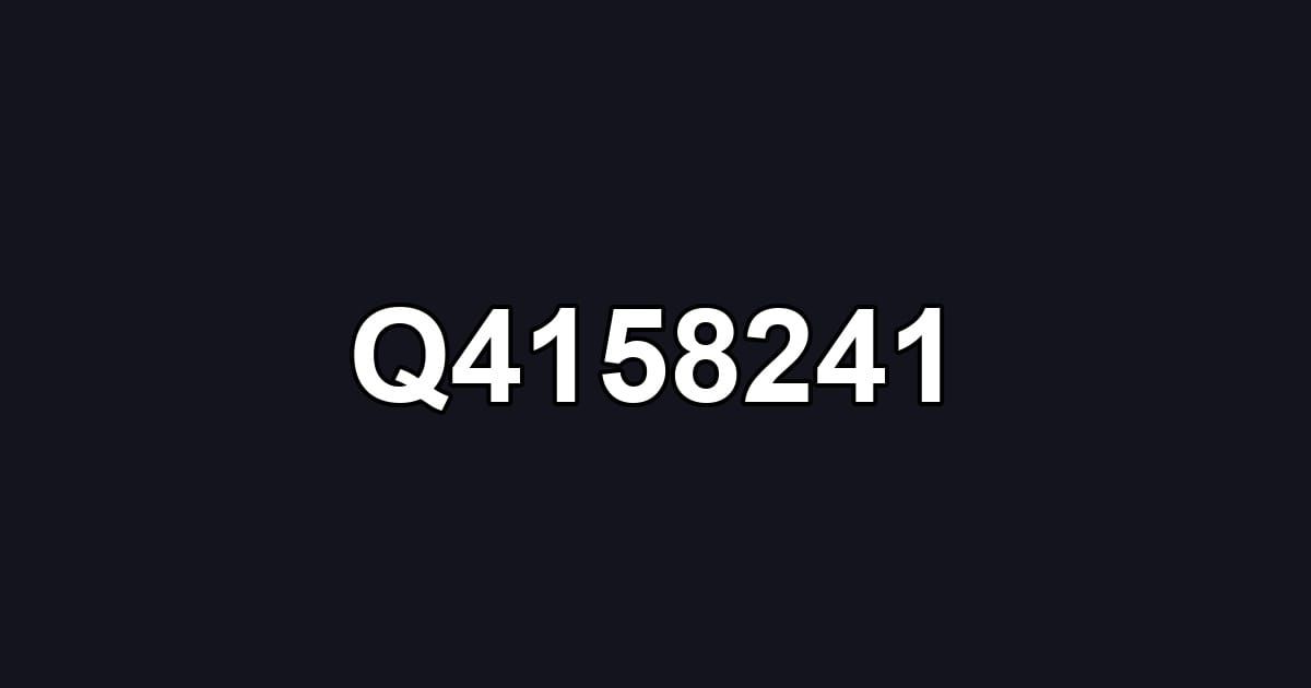 Q4158241