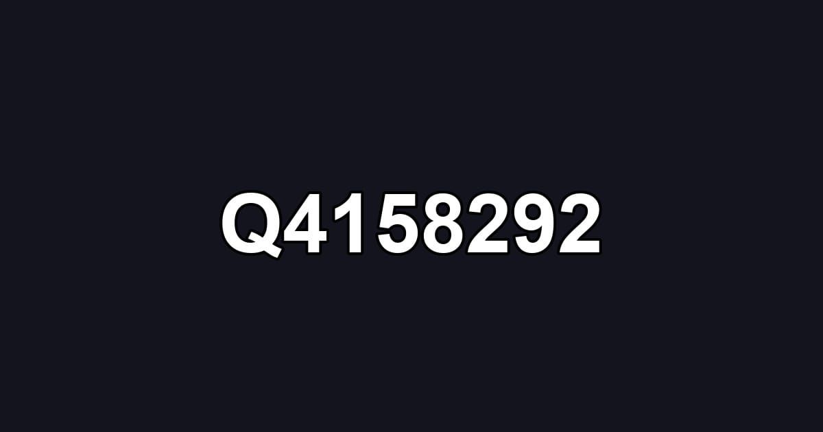 Q4158292