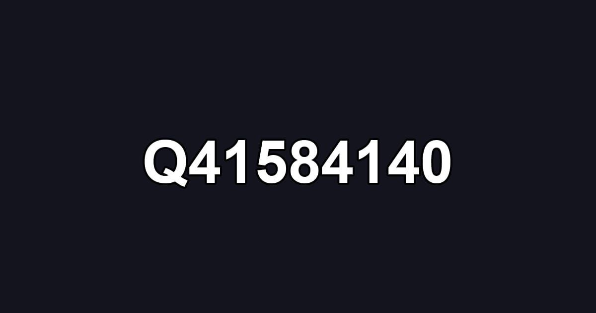 Q41584140