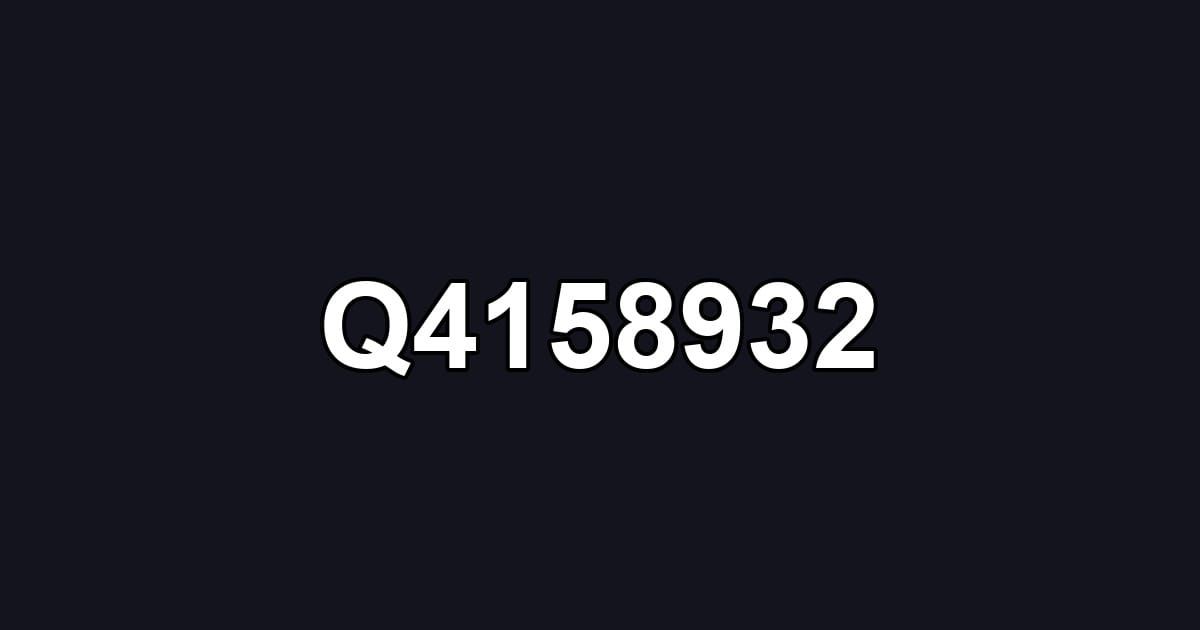 Q4158932
