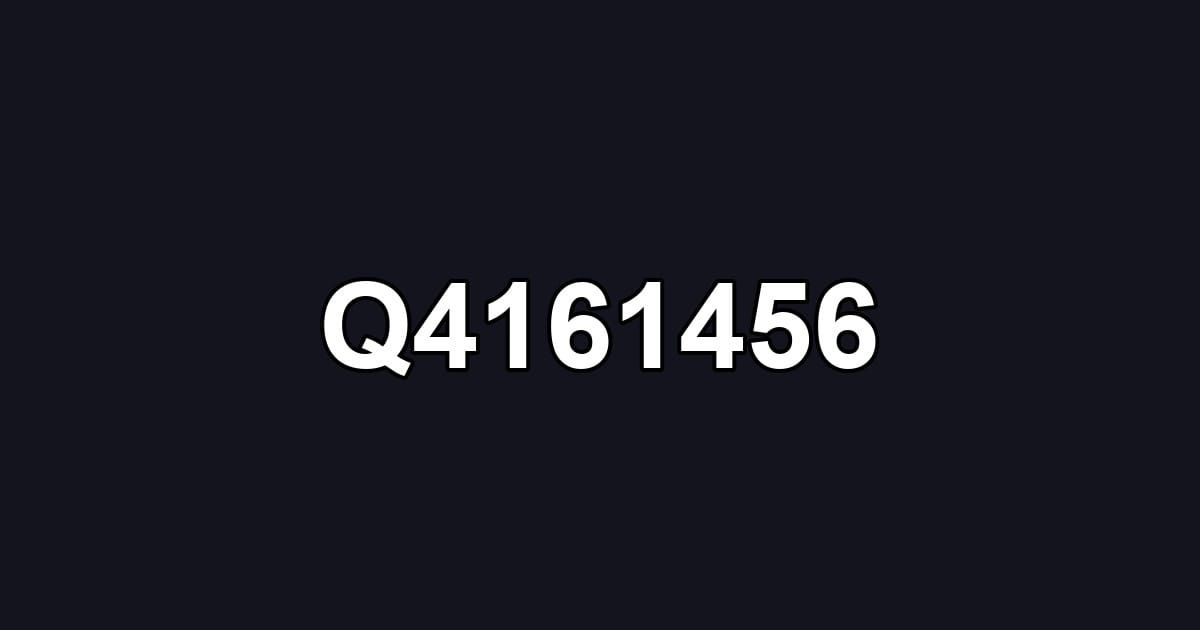 Q4161456