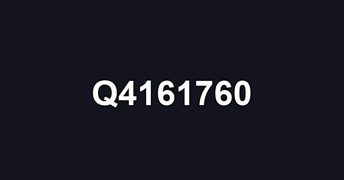 Q4161760