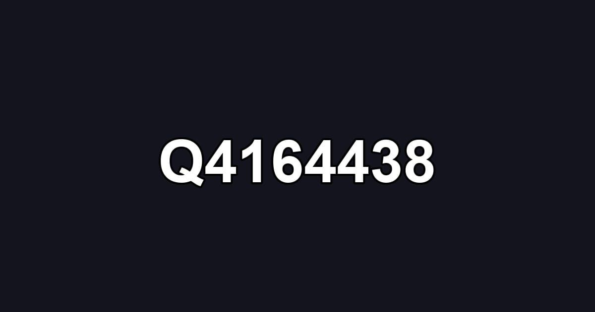 Q4164438