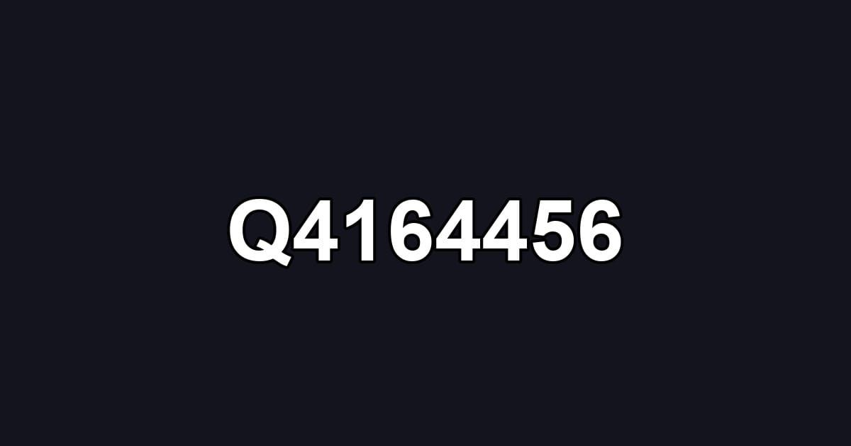 Q4164456