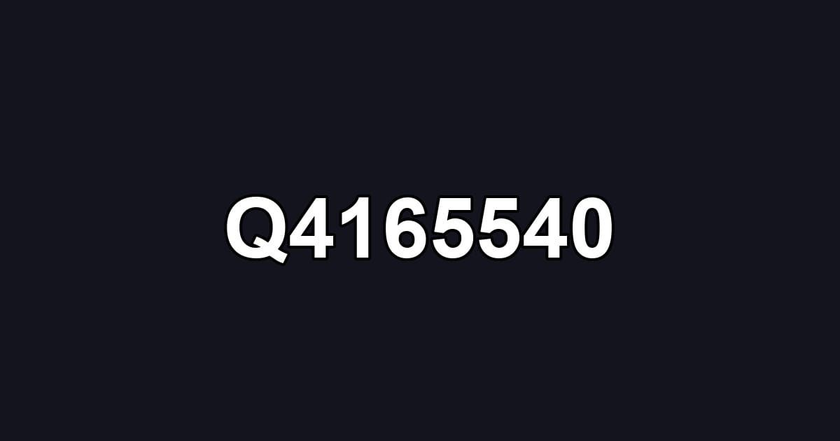 Q4165540