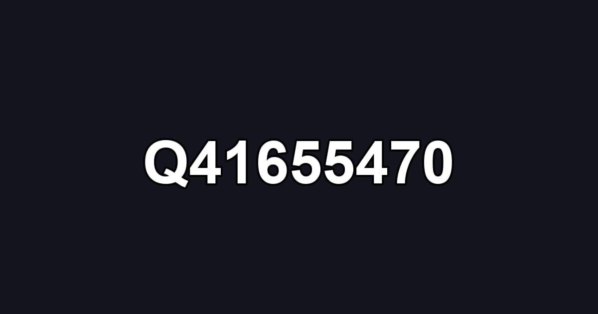 Q41655470