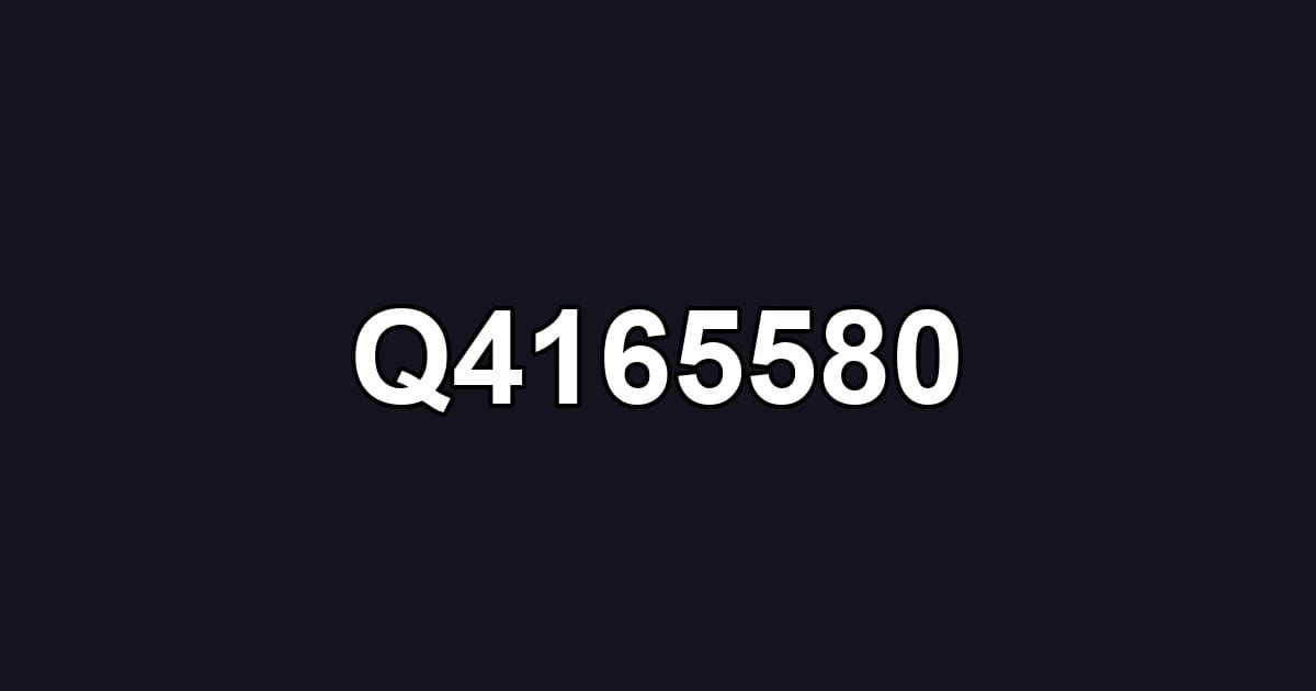 Q4165580