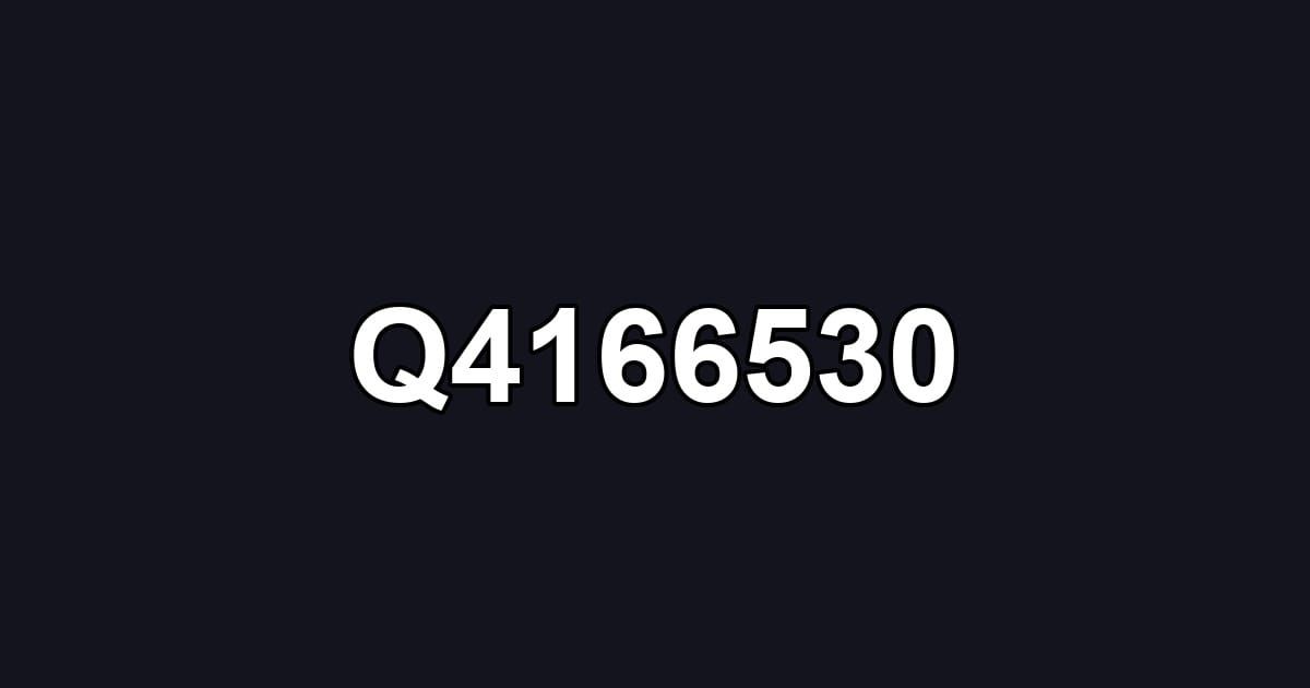 Q4166530