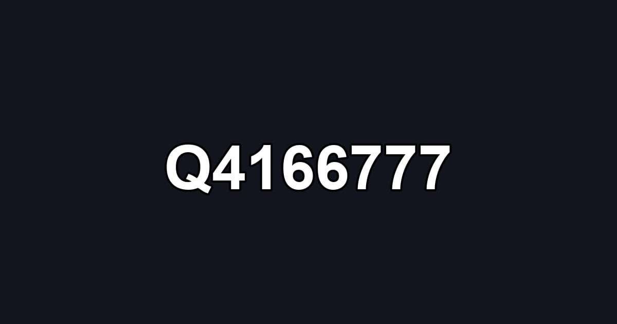 Q4166777