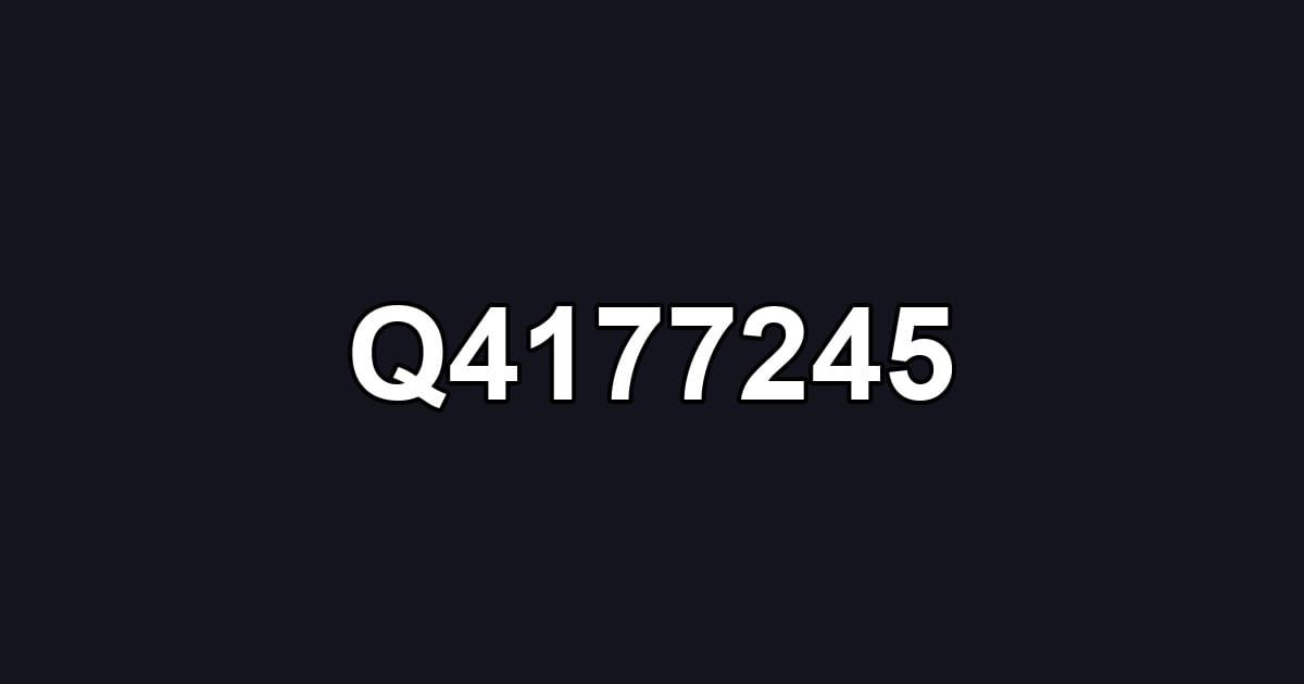 Q4177245