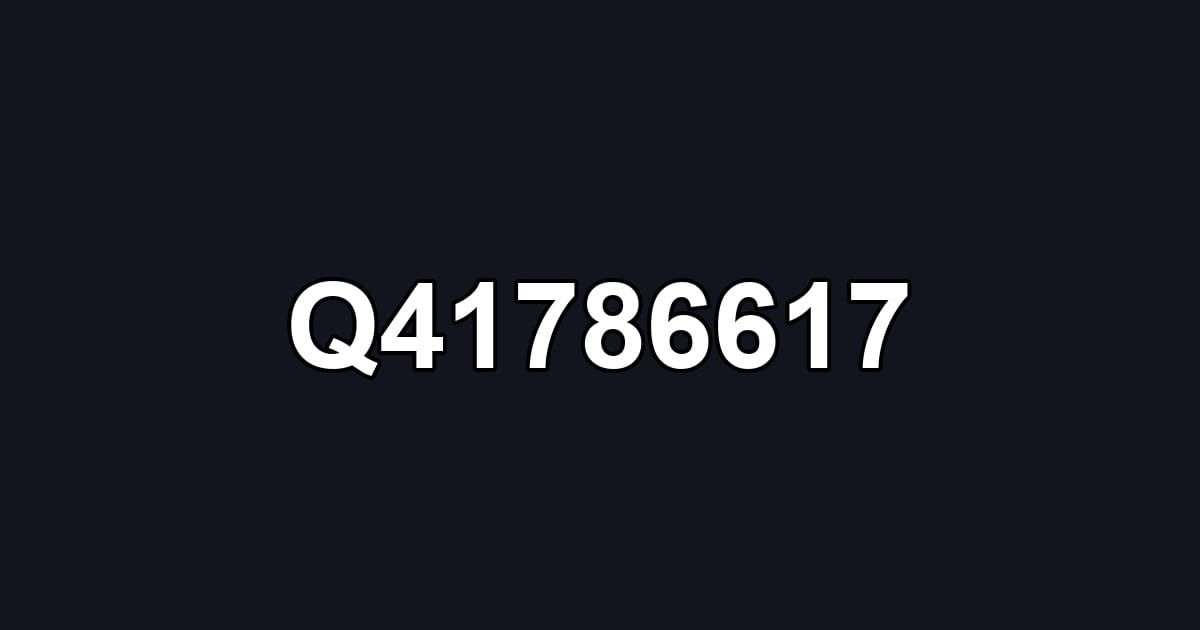 Q41786617