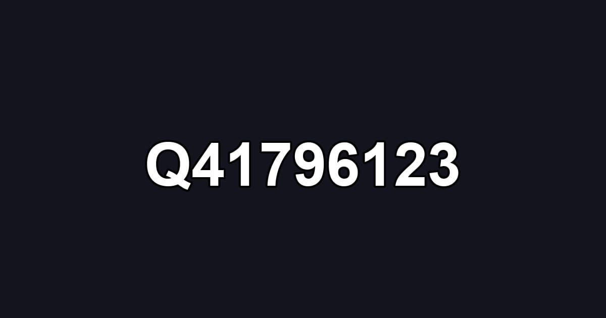 Q41796123