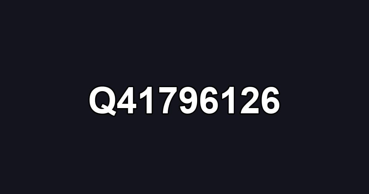 Q41796126